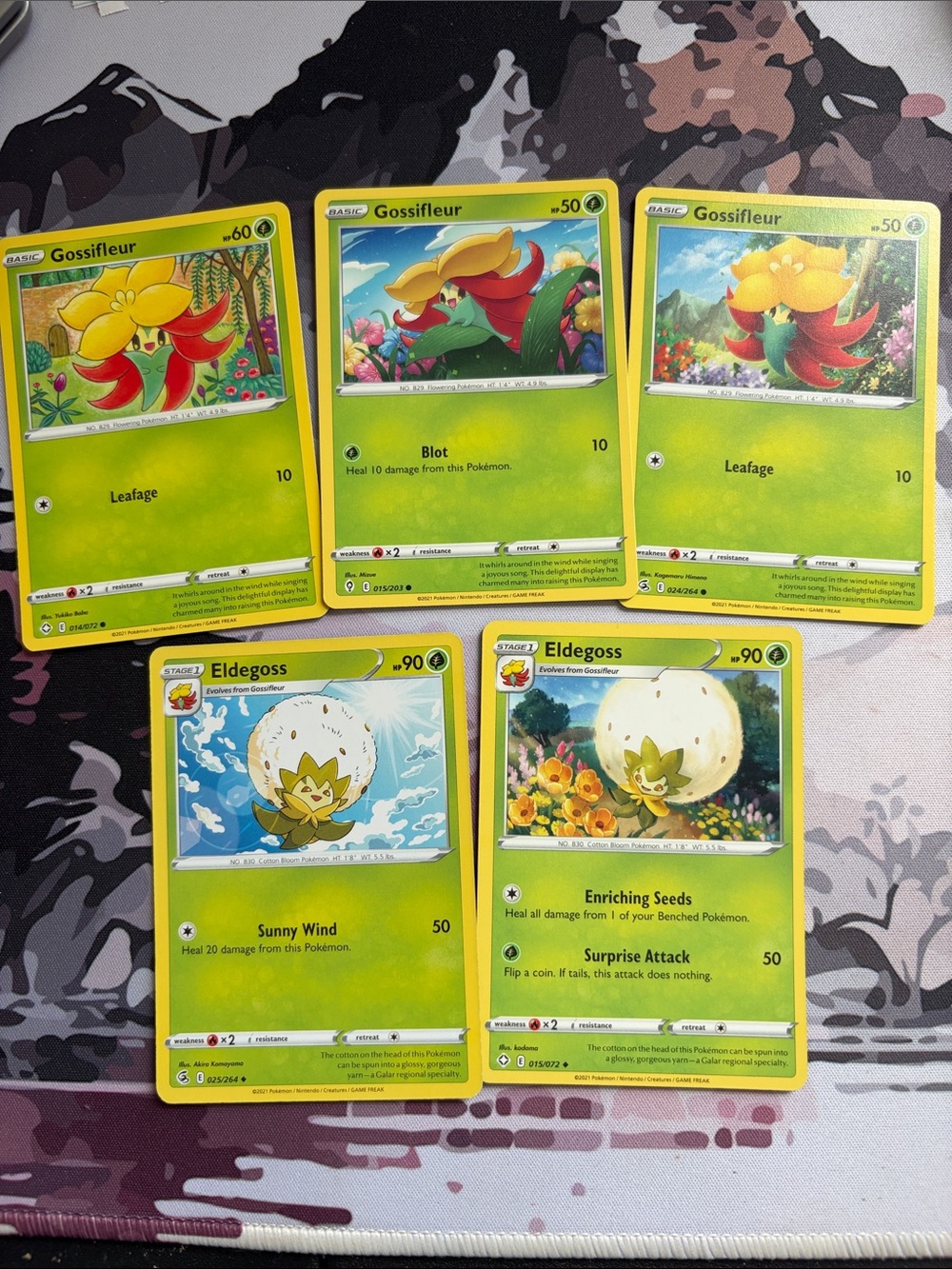 Gossifleur & Eldegoss Evolution Collection Lot | 5 Pokémon Cards | ✨5/$25✨